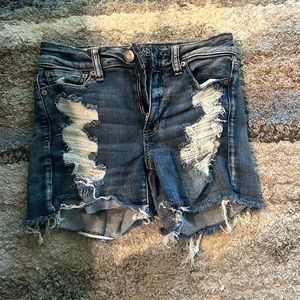 Girls American Eagle jean shorts